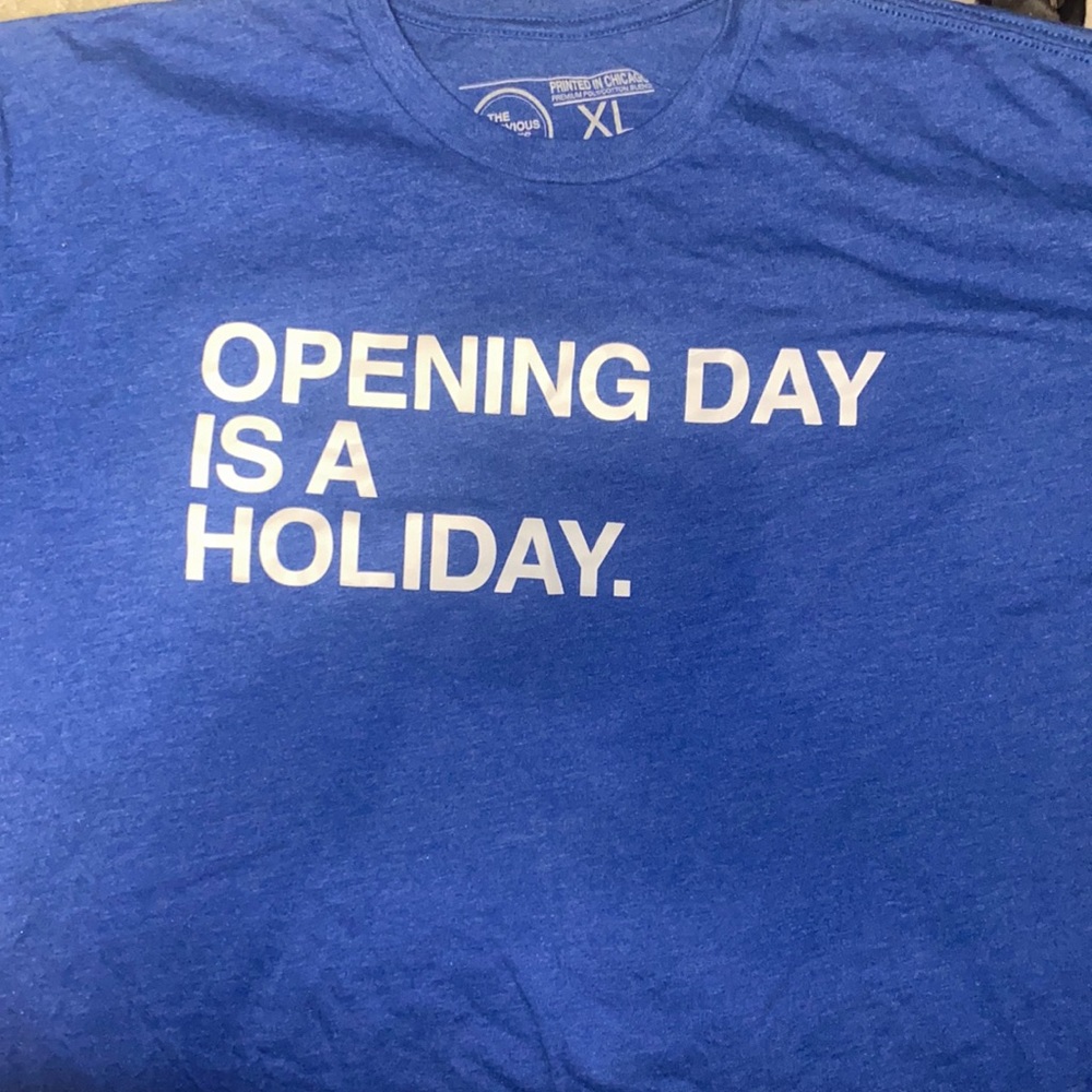 Cubs baseball Opening Day shirt